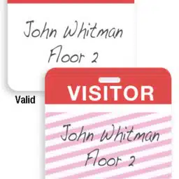 Expiring Visitor ID Badges